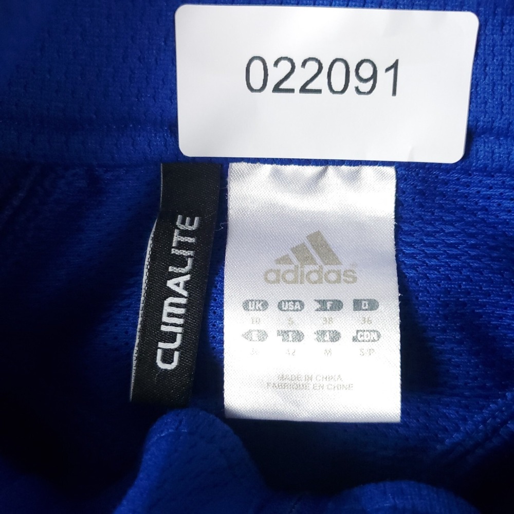 Adidas Jacket Mens Small Blue Full Zip Up Casual Track Sweater Sweatshirt * - Picture 9 of 9